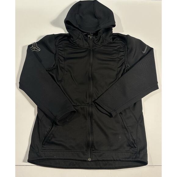 Nike Hoodie Mens Large Black Therma Sphere Kobe Hyper Elite Mamba 800075-010 - Picture 1 of 15